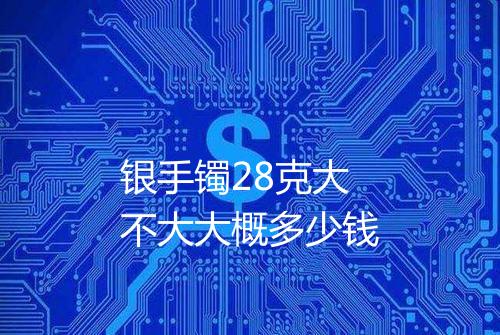 银手镯28克大不大大概多少钱