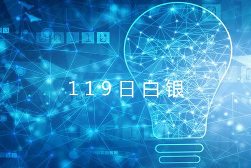 119日白银