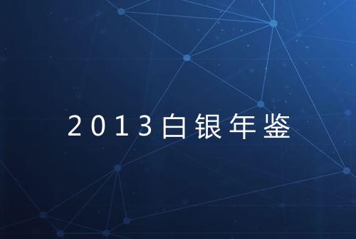 2013白银年鉴