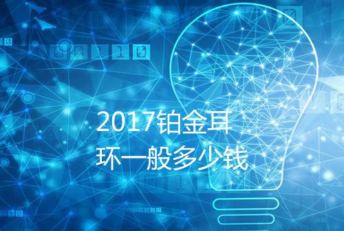 2017铂金耳环一般多少钱