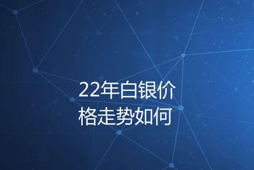 22年白银价格走势如何