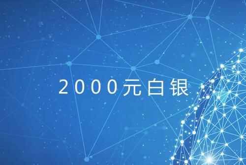 2000元白银