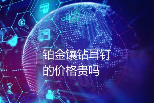 铂金镶钻耳钉的价格贵吗