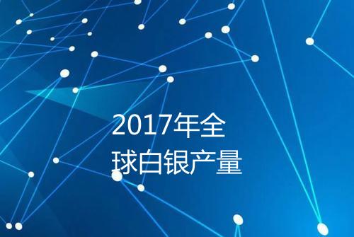 2017年全球白银产量