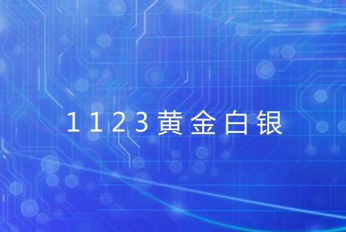 1123黄金白银