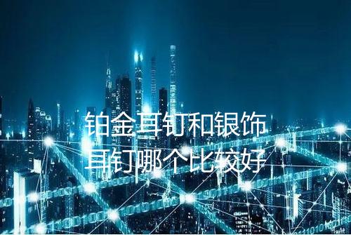 铂金耳钉和银饰耳钉哪个比较好