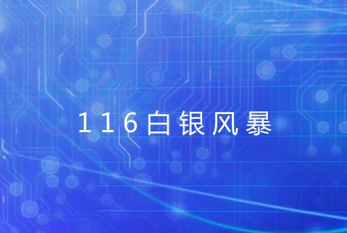 116白银风暴