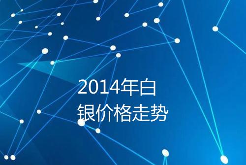 2014年白银价格走势