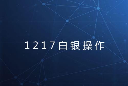 1217白银操作