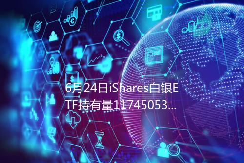 6月24日iShares白银ETF持有量11745053吨