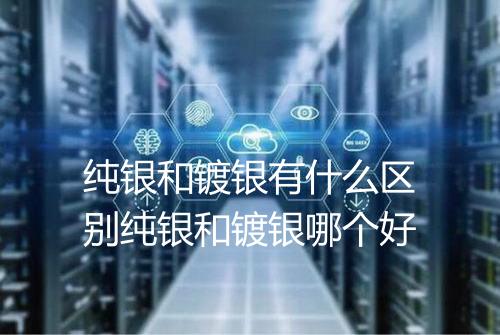 纯银和镀银有什么区别纯银和镀银哪个好