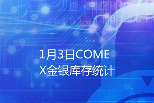 1月3日COMEX金银库存统计