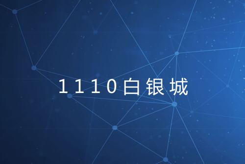 1110白银城