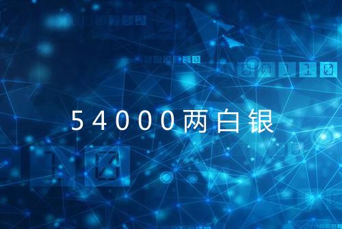 54000两白银