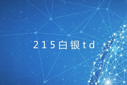 215白银td