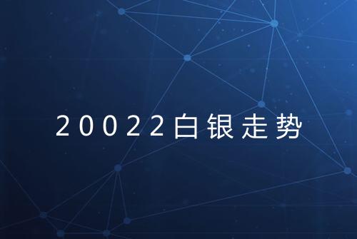 20022白银走势