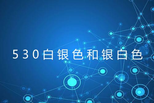 530白银色和银白色
