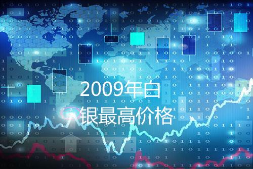 2009年白银最高价格