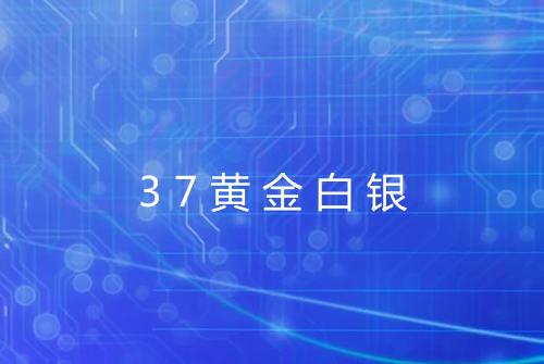 37黄金白银