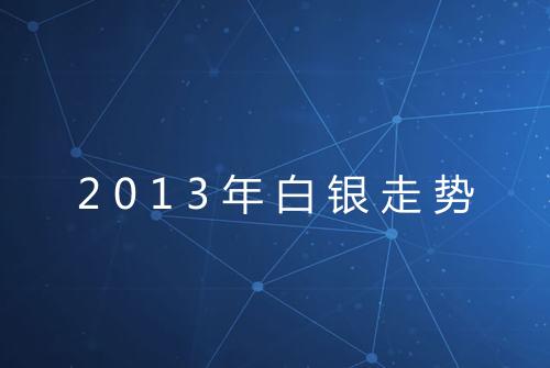 2013年白银走势