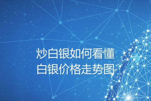 炒白银如何看懂白银价格走势图