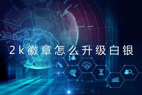 2k徽章怎么升级白银