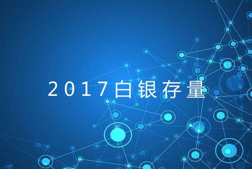 2017白银存量
