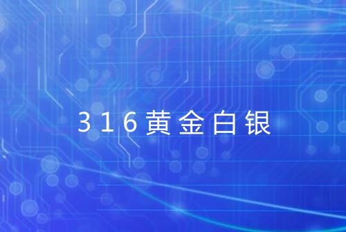 316黄金白银