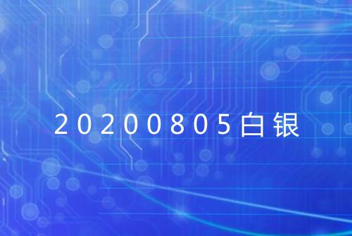 20200805白银
