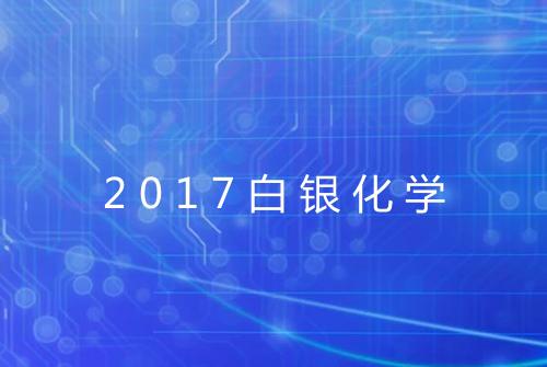 2017白银化学