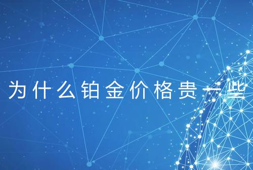 为什么铂金价格贵一些