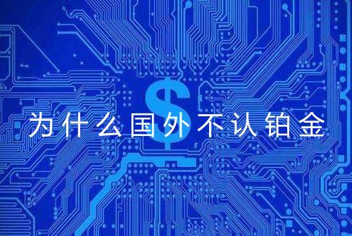 为什么国外不认铂金