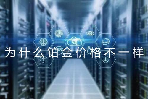 为什么铂金价格不一样