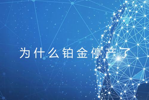 为什么铂金停产了