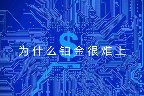 为什么铂金很难上