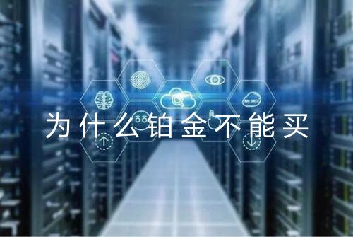 为什么铂金不能买