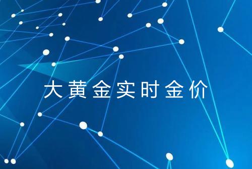 大黄金实时金价