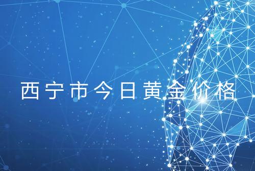 西宁市今日黄金价格