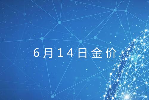 6月14日金价