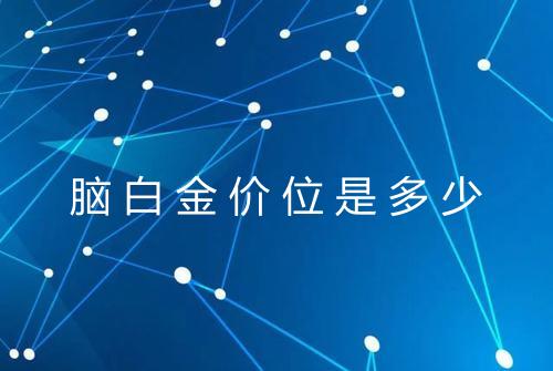 脑白金价位是多少