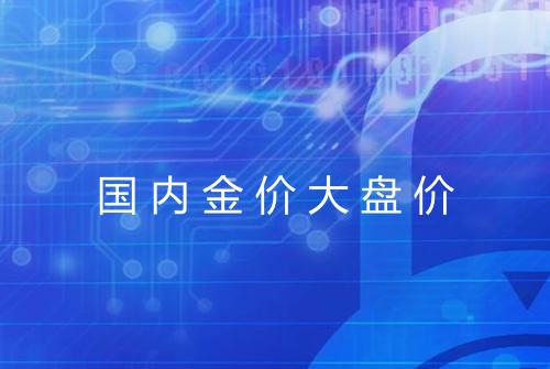 国内金价大盘价