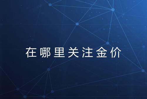 在哪里关注金价