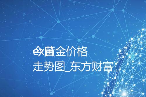 今日
ex黄金价格走势图_东方财富