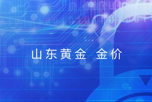山东黄金 金价