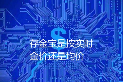 存金宝是按实时金价还是均价