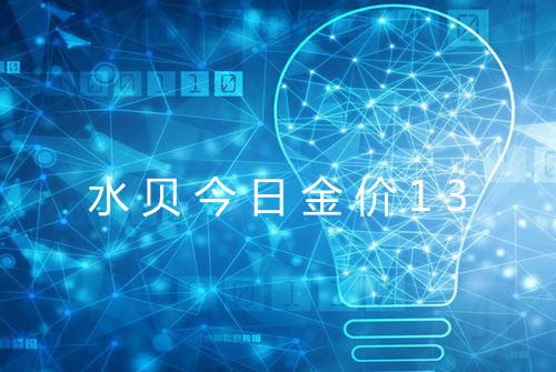 水贝今日金价13