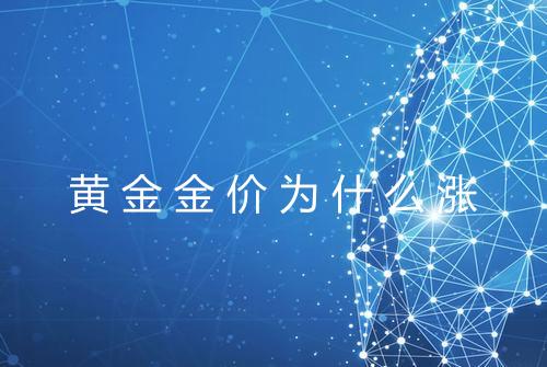 黄金金价为什么涨