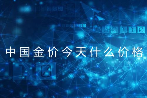 中国金价今天什么价格
