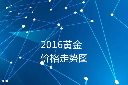 2016黄金价格走势图