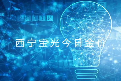 西宁宝光今日金价